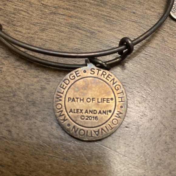 2 Alex and Ani bracelets compass and path of life - Picture 2 of 3